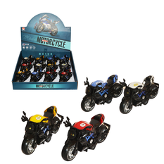 Mini Motorcycle with Sound and Light Display 13cm
