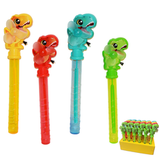 Dinosaur Bubble Wand Toy with Fan 30.5cm