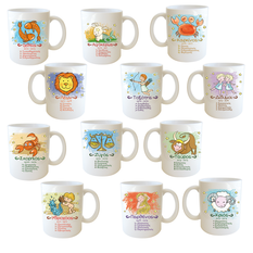 Zodiac Mugs – Set of 12 Pieces