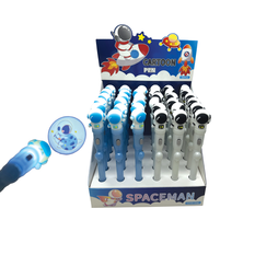 Kids Astronaut Pens with Mini Projector Image Projection Assorted