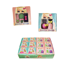 Kids makeup eraser sets in assorted colors