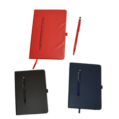 Notebook with Pen Magnet Holder