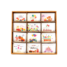 Mini Birthday Greeting Card with Envelope 9.6x6.7cm – Assorted Designs