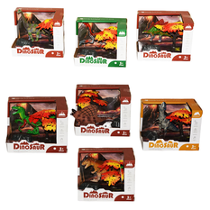 Dinosaur Toy with Nature Scene Base Assorted Designs