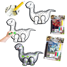 Inflatable Paint Your Own Dinosaur Balloon with Markers 2 Designs for Kids