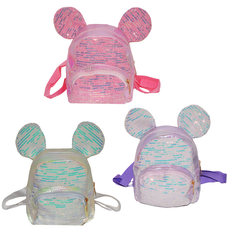 Kids Mini Backpack with Ears & Sequins 18×21×7cm