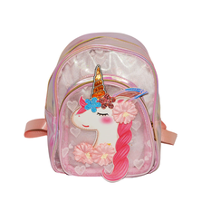 Kids Pink Backpack with Unicorn Design 25x21x10cm