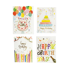 Premium Birthday Greeting Card with Envelope 20x14.5cm for Birthday & Party Gifts