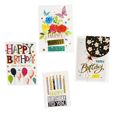 Ευχετήρια Κάρτα Birthday Premium 3D με Φάκελο 20x14.5cm με Ανάγλυφα & Glitter Λεπτομέρειες
