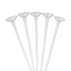 Plastic Balloon Stick with Cone 42cm