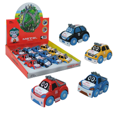 Toy cars in 4 colors – Pack of 12