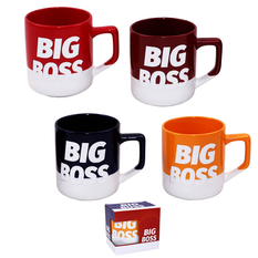 Two-Tone Big Boss Ceramic Mug 9.3x11cm