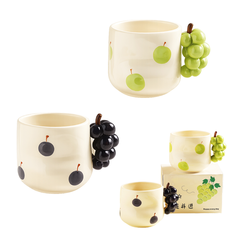 Ceramic Grape Mug 350ml in Box 