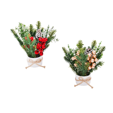 Christmas Arrangement with Berries 25cm