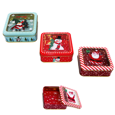 Metal Christmas Tin Box 15.2cm