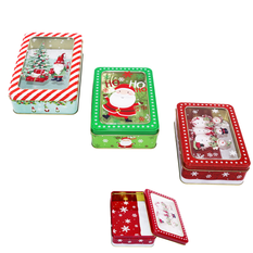 Metal Christmas Tin Box 19.2cm