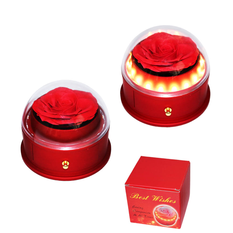 Illuminated Gift Box with Scented Soap Rose
