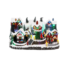 Light-Up Snowy Christmas Village