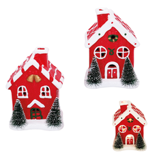 Light-Up Christmas House in 2 Sizes