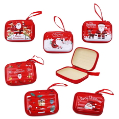 Christmas Hard-Shell EVA Case 9 × 6.5 cm