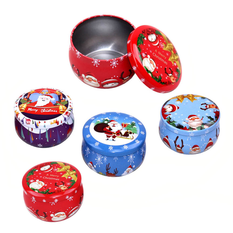 Christmas Metal Tin with Lid 5×7cm