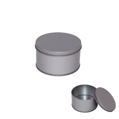 Round Metal Tin with Lid 6×3.5cm