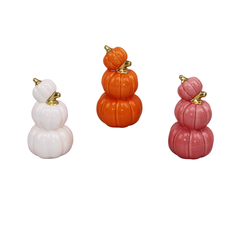 Three-Pumpkin Stack 13 × 8cm