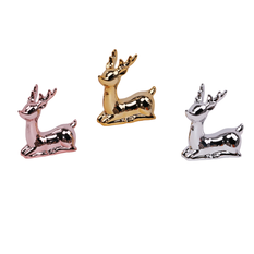 Deer with Metallic Finish 11.5 × 11cm