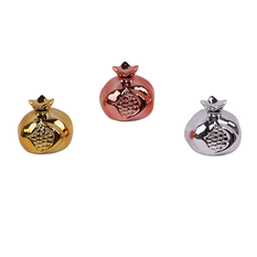 Pomegranate with Metallic Finish in 2 Sizes