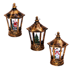 Hexagonal Christmas Lantern 14×5.8×5.9cm