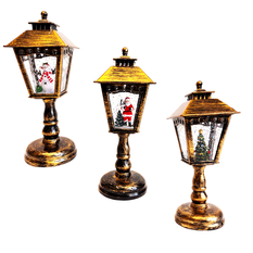 Christmas Lantern on Tall Stand 21.5cm