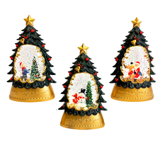 Christmas Tree Snow Lantern 14.8×8×4.5cm