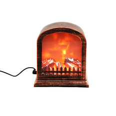 Light-Up Arched Fireplace with Flame Effect