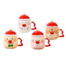 Christmas Mug with Lid – 4 Designs 380ml 