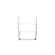 Square Plexiglass Cachepot in 3 Sizes
