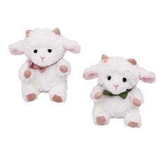 Plush Lamb with Bow 23cm
