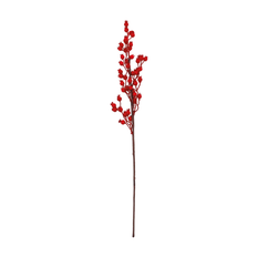 Red Pomegranate-Style Fruit Branch 65cm
