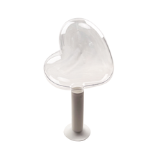 Heart Plexiglass Bouquet Holder 37cm