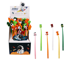 0.5mm Gel Pen with Colorful Animal Topper