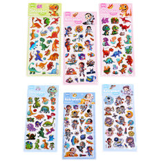 Dinosaur & Space Kids Sticker Sheets