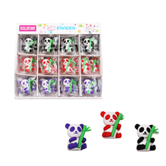 3D Panda Eraser with Bamboo