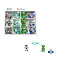 3D Eraser in Assorted Space Designs