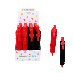 Oversized 27cm Fluffy Pen with Heart