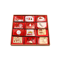 Mini Christmas Card with Gold Details