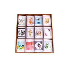 Mini Greeting Card with Floral Designs