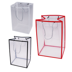Transparent Gift Bag in 3 Colours & 2 Sizes