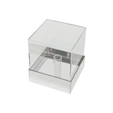 Plexiglass Box with Mirror & Inner Holder