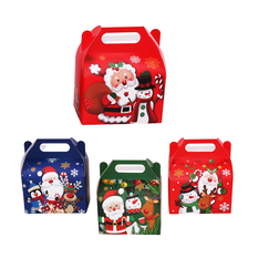 Christmas Gable Gift Box with Handle 18×15cm