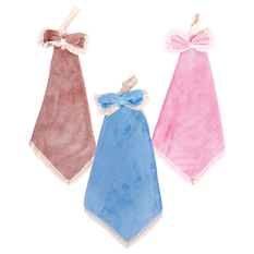 Kids’ Soft Towel Cloth with Bow – 3 Colors
