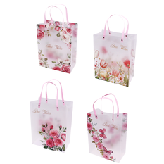 Frosted Floral Gift Bag 2 Sizes